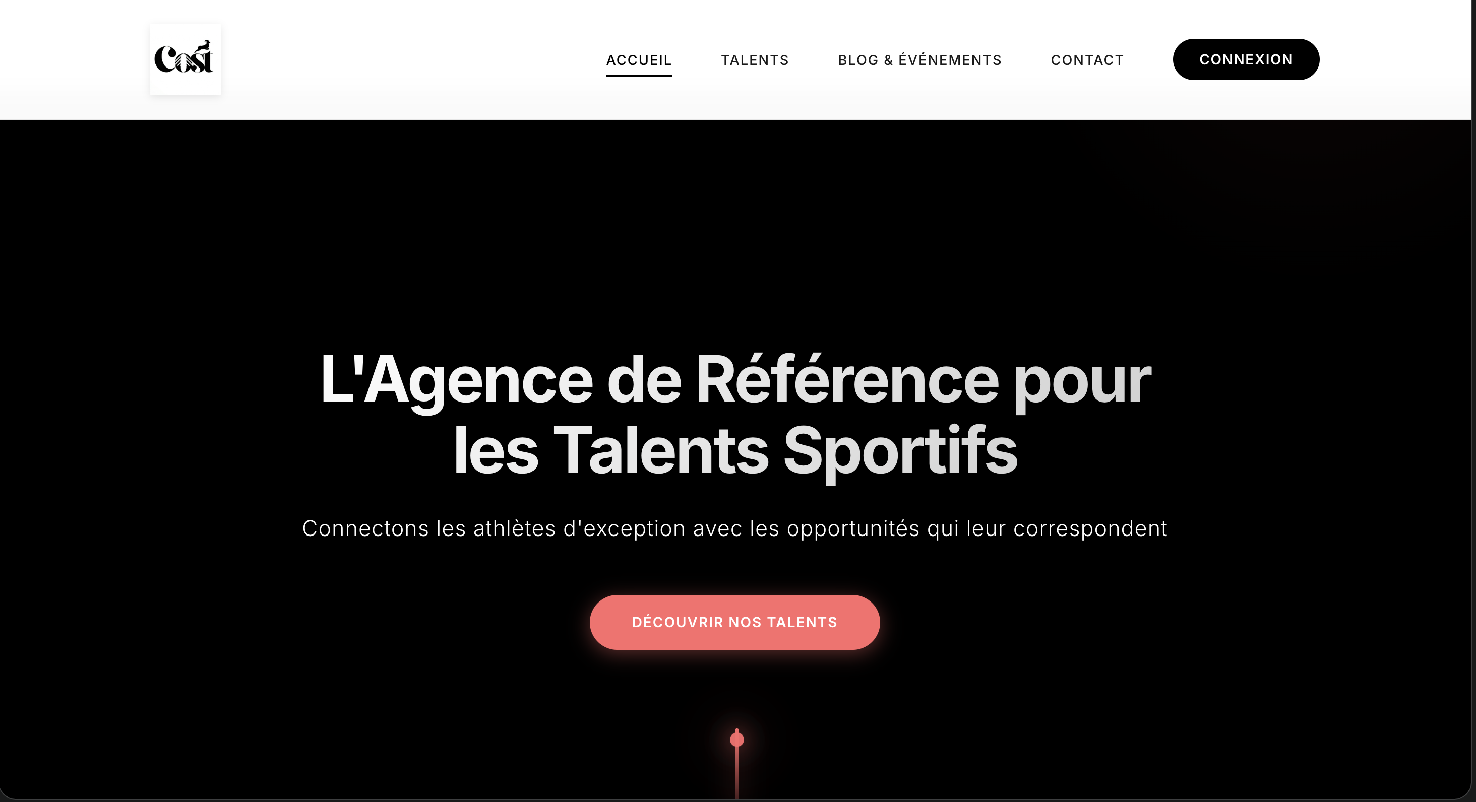 Site vitrine Trail Cost - Agence spécialisée dans le trail running - Projet en développement